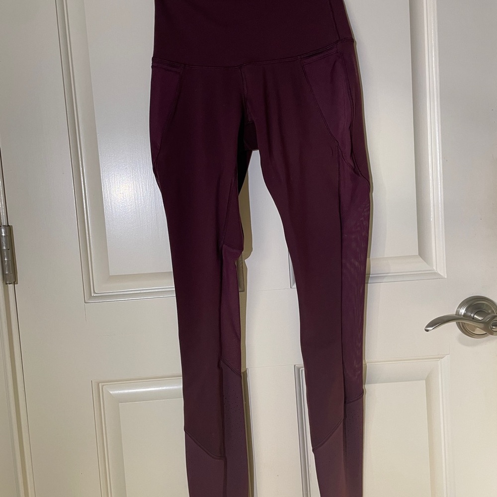 lululemon athletica barre star pant Bordeaux Drama Leggings - Picture 4 of 10